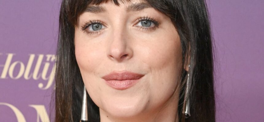 Dakota Johnson Without Underwear In High Heels Wins ‘Chief Goddess’