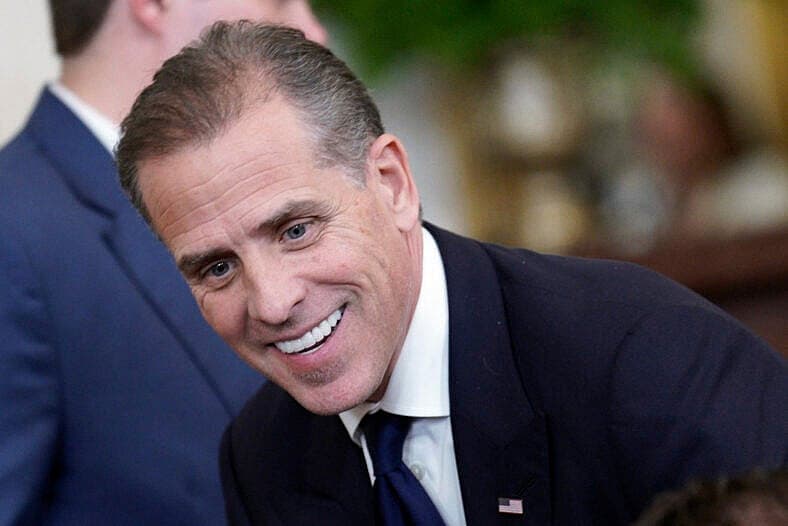 Hunter Biden Admits His Father Was ‘Wrong’ To Send Weapons To Israel