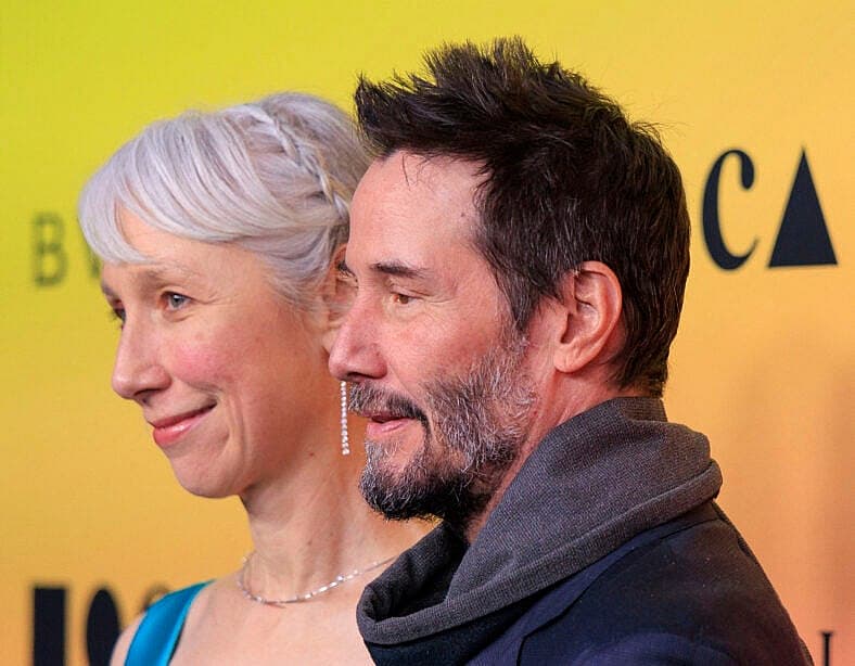 Keanu Reeves’ Partner Alexandra Grant Faces Awkward Questions Over Art Exhibition