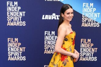 Nina Dobrev Appears To Be Ushered Off Venice Red Carpet In Awkward Clip